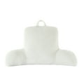 thumbnail image 1 of Mainstays Dot Faux Fur Textured Backrest Pillow, Ivory, 1 of 7