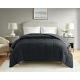 thumbnail image 1 of Mainstays King Comforter, Down Alternative, All-Season, Black, 1 of 8