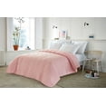 Mainstays Down Alternative Quilted King Bed Blanket in Blush
