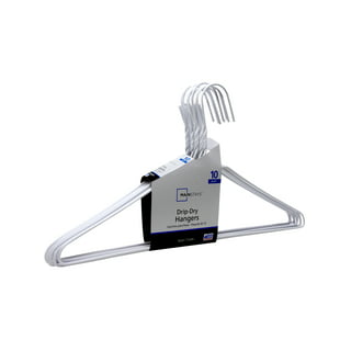 200 Wire Hangers - White Metal Hangers in Bulk - 18 Inch Thin Standard Dry  Cleaner Coated Steel