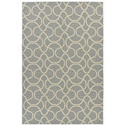 Mainstays Drizzle Silver/Ivory Indoor Area Rug, 6' x 9'