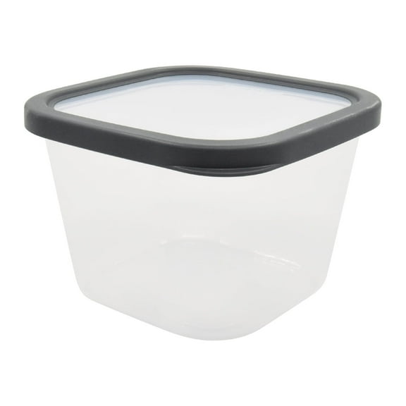 Mainstays Durable Food Storage Container Gray Plastic Durable Food Storage Container (2 Count)