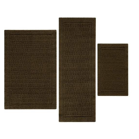 Mainstays Dylan Nylon 3-Piece Accent Rug Set