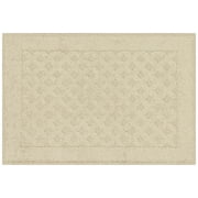Mainstays Dylan Solid Diamond Olefin Beige Indoor Accent Rug, 1 ft 8 in x 2 ft 6 in
