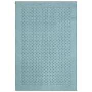 Mainstays Dylan Solid Diamond Olefin Blue Indoor Area Rug, 4 ft x 5 ft 4 in