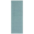 thumbnail image 1 of Mainstays Dylan Solid Diamond Blue Indoor Runner Rug, 2' x 6', Skid-Resistant, 1 of 9