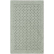 Mainstays Dylan Solid Diamond Olefin Pewter Gray Indoor Accent Rug, 2'6"x3'10"