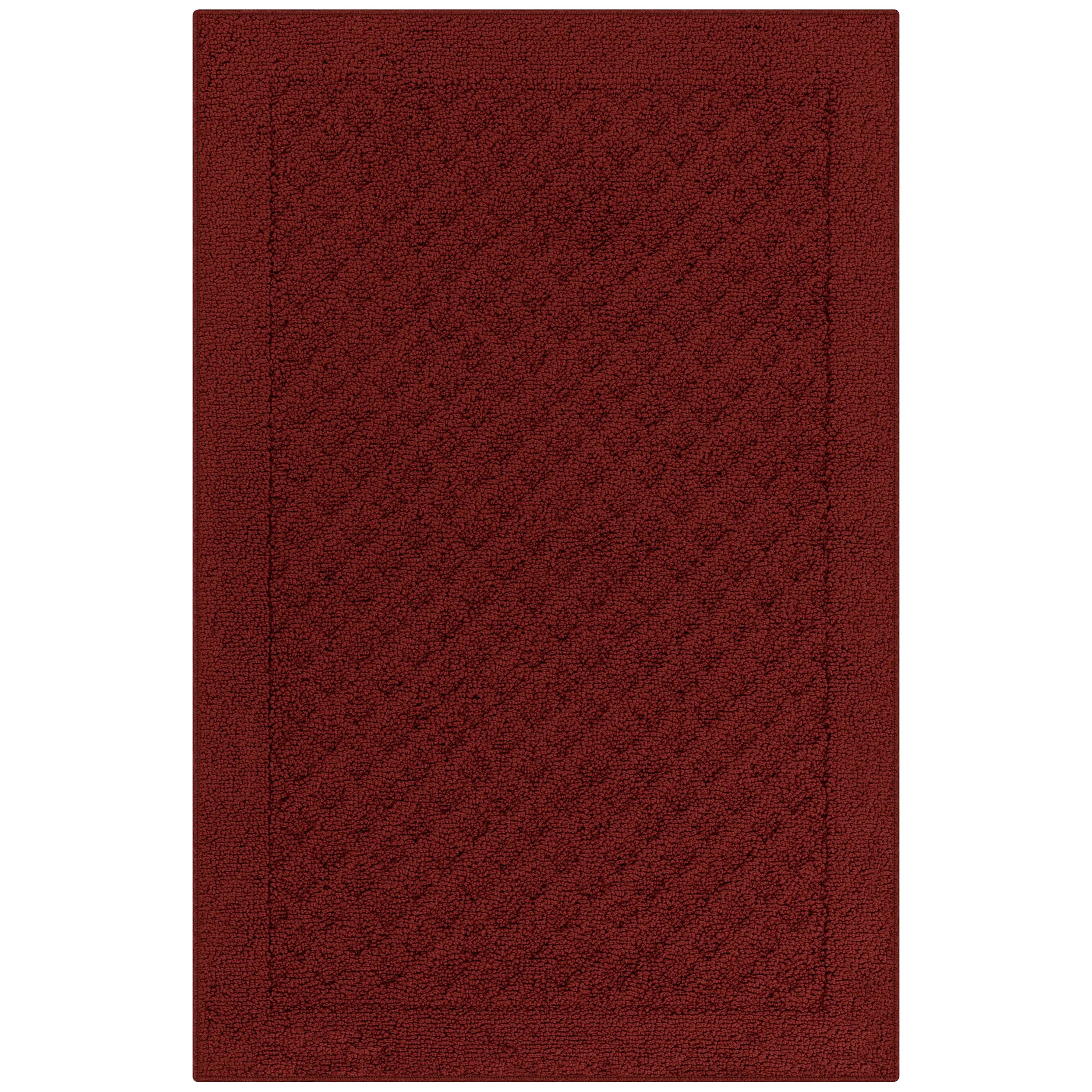 Mainstays Dylan Solid Diamond Olefin Red Indoor Accent Rug, 2'6"x3'10