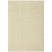 Mainstays Dylan Solid Diamond Traditional Beige Indoor Area Rug, 5' x 7'
