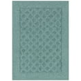 thumbnail image 1 of Mainstays Dylan Solid Diamond Traditional Teal Area Rug, 1'8"x2'6", 1 of 5