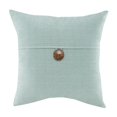 thumbnail image 1 of Mainstays Dynasty Square Coconut Button Accent Decorative Throw Pillow, 18" x 18", Turquoise, 1 of 3