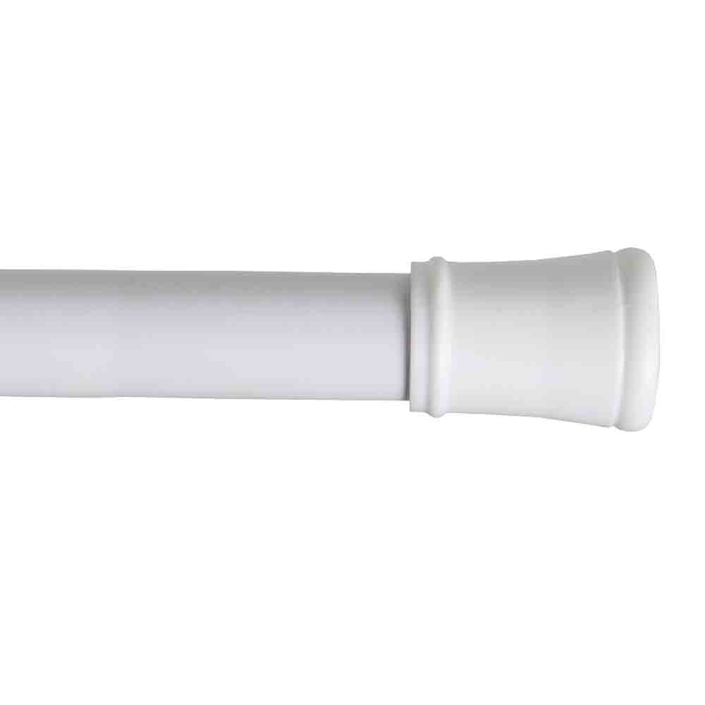 Mainstays EZ Up 23” to 40” Adjustable Shower Curtain Tension Rod, White