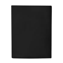 Mainstays Easy Care 300 Thread Count Solid Rich-Black CVC Cotton Blend Fitted Sheet, Queen (Adult)