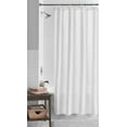 thumbnail image 1 of Mainstays Eco-Friendly Waffle-Weave Fabric Shower Curtain, with Recycled Polyester, 72” x 72”, White, 1 of 7