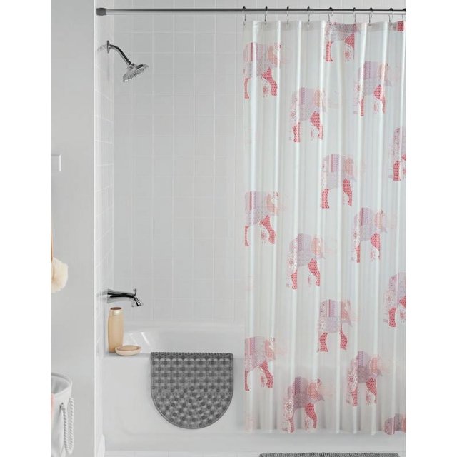 Mainstays Elephant Shower Curtain Set, 14 Piece