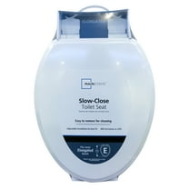 Mainstays Elongated Slow-Close Toilet Seat in White