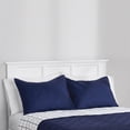 thumbnail image 1 of Mainstays Standard Pillow Sham - Soft Microfiber - Blue Plaid, Decorative Bed Sham, 2 Pack, 1 of 6
