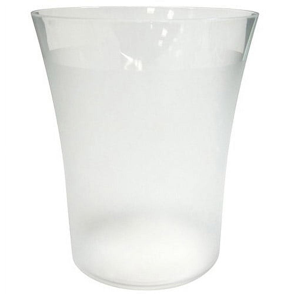 Mainstays Essentials Clear Wastebasket, 1 Each