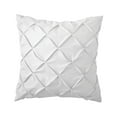 thumbnail image 1 of Mainstays Euro Microfiber Pintuck Pleat Pillow Sham, White, 26"x26", 1 of 6