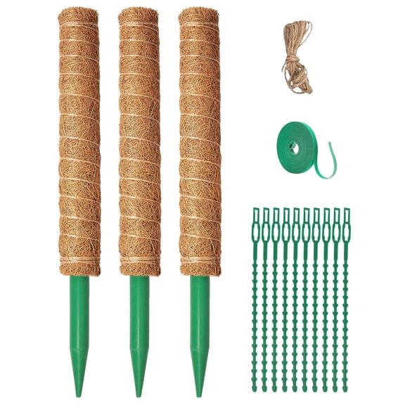 Mainstays Extendable Moss Pole Support Kit for Climbing Plants