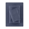 thumbnail image 1 of Mainstays Cotton-Rich Extra Soft Jersey Bed Sheet Set, Full, Blue Cove, 4 Pieces, 1 of 9