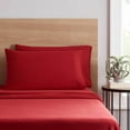 thumbnail image 1 of Mainstays Extra Soft Adult Jersey Bed Sheet Set, Full, Red Sedona, 4 Pieces, 1 of 5