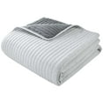 thumbnail image 1 of Mainstays Cotton-Rich T-Shirt Soft Jersey Quilt, King, Reversible,Gray, 1 of 7