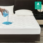 Mainstays Extra Thick Waterproof Mattress Pad, King, 76 in x 80 in