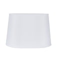 thumbnail image 1 of Mainstays Fabric Drum Lamp Shade with Trim, White, 1 of 5