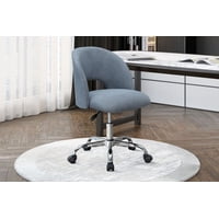 Mainstays Fabric Upholstered Open Back Office Chair