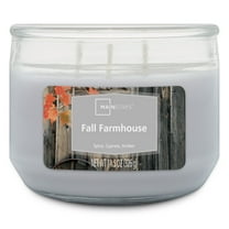 Mainstays Fall Farmhouse 3 Wick Candle, 11.5 oz