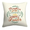Mainstays Fall Sentiment Outdoor Square Pillow