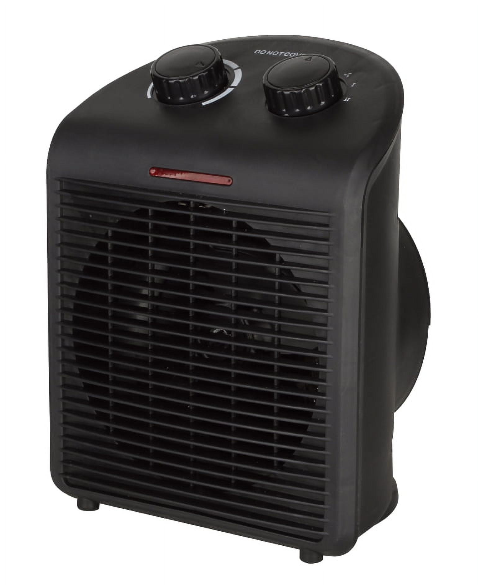 Mainstays FanForced Heater, Black Finish, FH18B