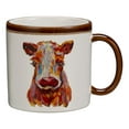 thumbnail image 1 of Mainstays Farm Cow Sculpted Stoneware Mug, 19.27 Ounces, White, 1 of 6