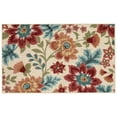 thumbnail image 1 of Mainstays Farmhouse Oversized Floral Cream Indoor Accent Rug, 1'8"x2'10", 1 of 7