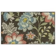 thumbnail image 1 of Mainstays Farmhouse Oversized Floral Gray Multicolor Indoor Accent Rug, 1'8"x2'10", 1 of 9