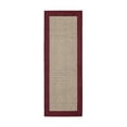 thumbnail image 1 of Mainstays Faux Sisal Border Olefin Red Indoor Runner Rug, 1 ft 9 in x 5 ft, 1 of 9