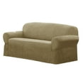 thumbnail image 1 of Mainstays Faux Suede 1-Piece Sofa Slipcover, 1 of 4