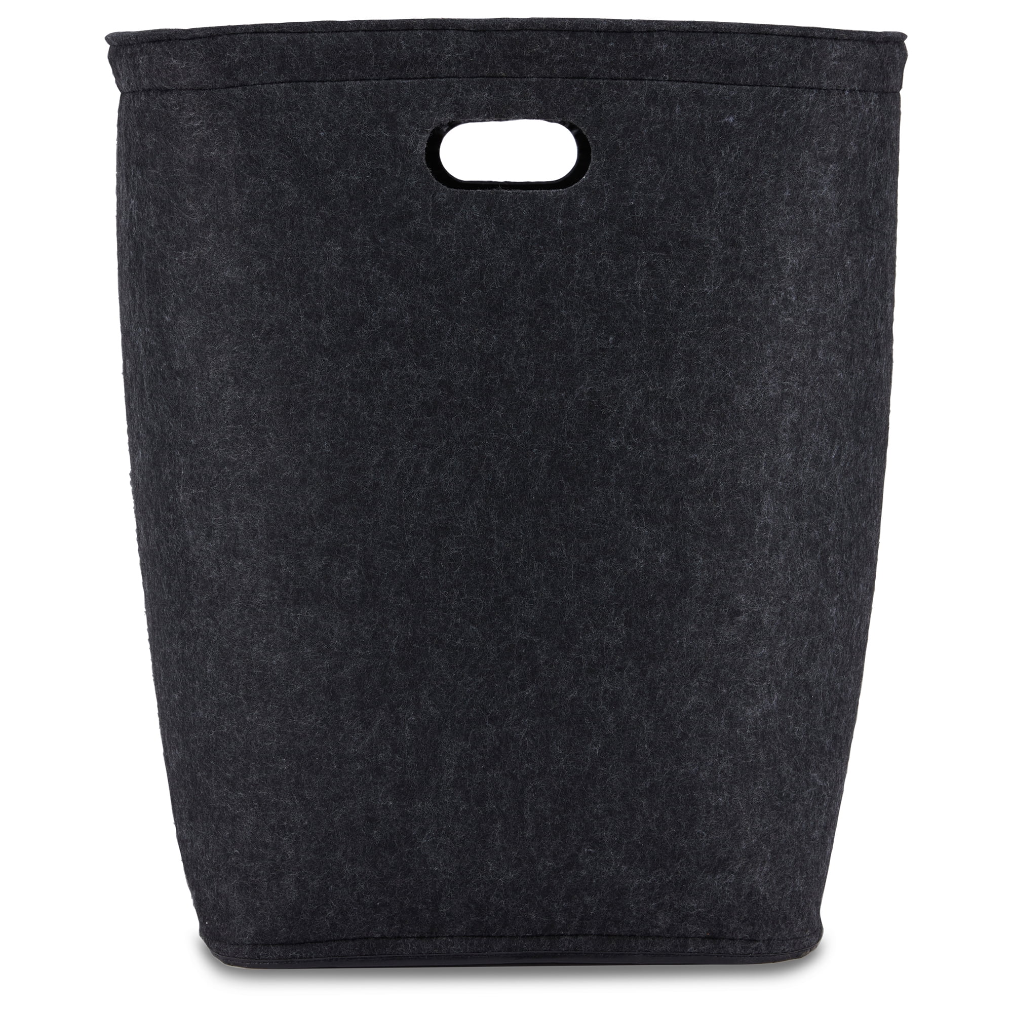 Mainstays Felt Hamper with Handles, Gray, Adult