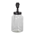 thumbnail image 1 of Mainstays Fillable Accent Glass Jar Table Lamp Base, Black - CA, 1 of 9