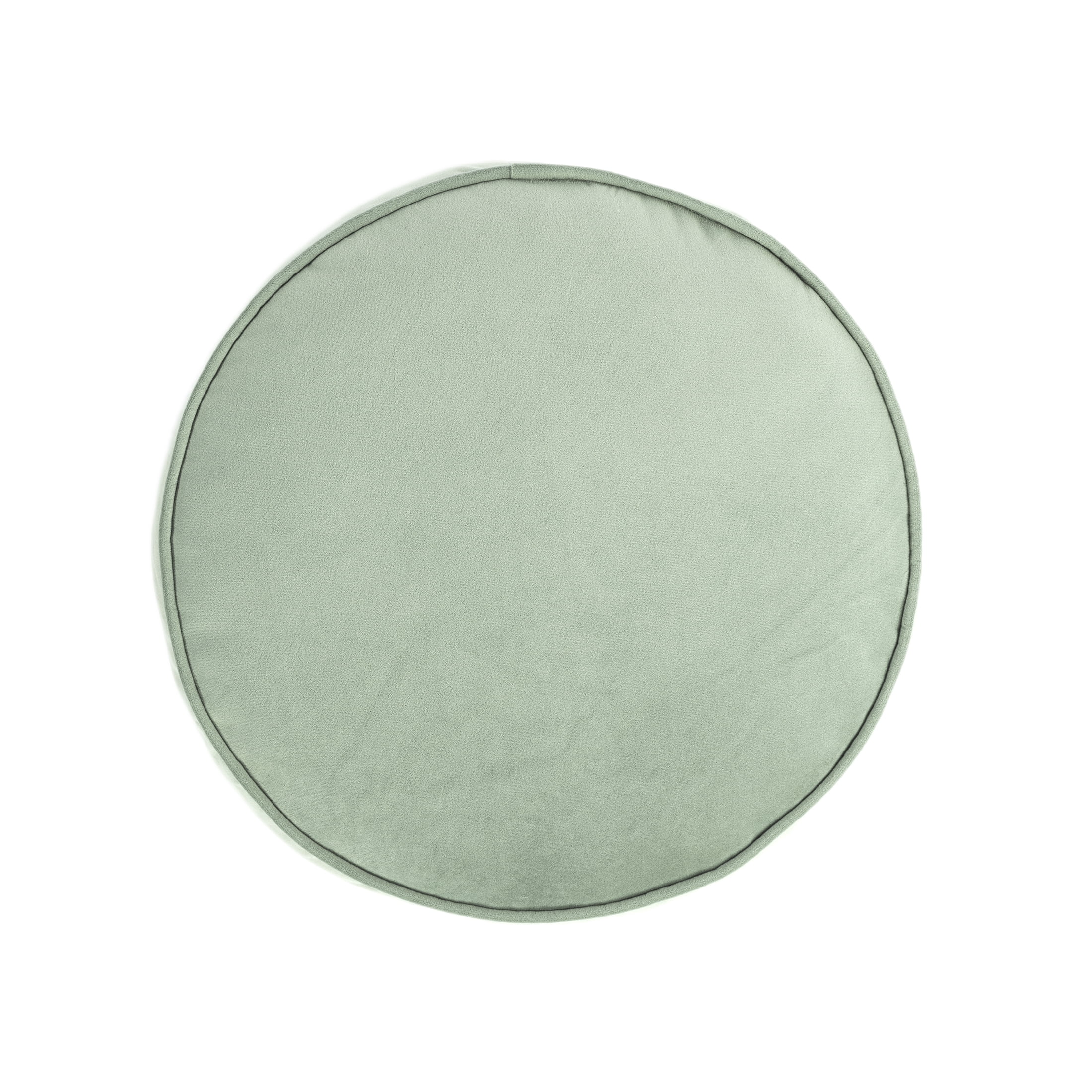 Mainstays Filmore Round Decorative Throw Pillow 16" x 16" Green River, 1 Count, Adult & Teen