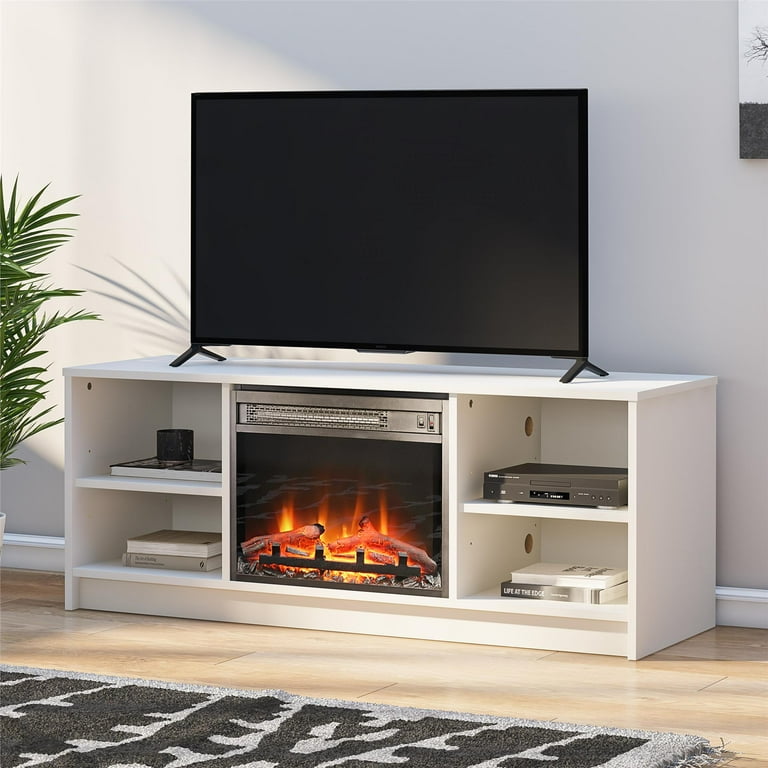 55 in fireplace tv stand deals