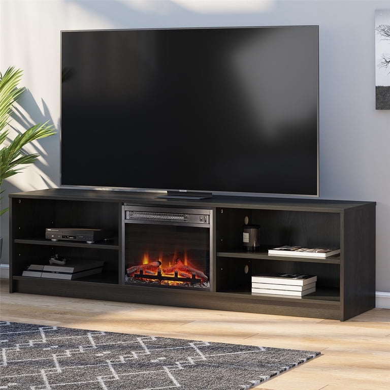 Mainstays Fireplace TV Stand, for TVs up to 75