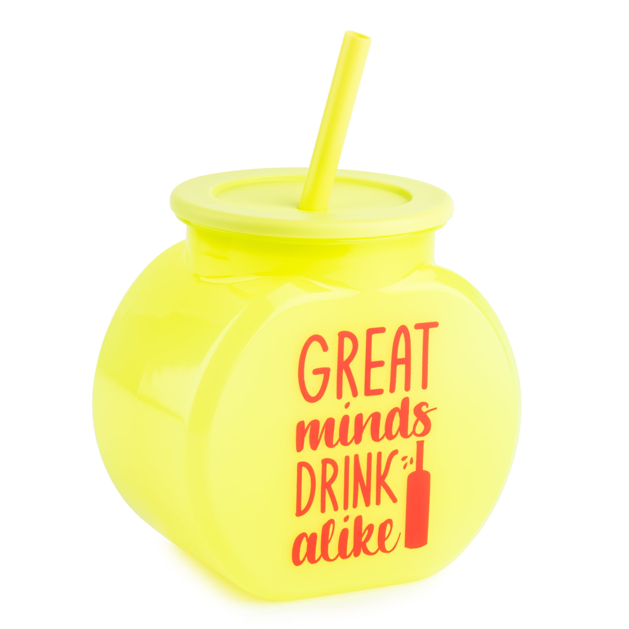 Mainstays Fishbowl Tumbler 40 fl oz, Yellow
