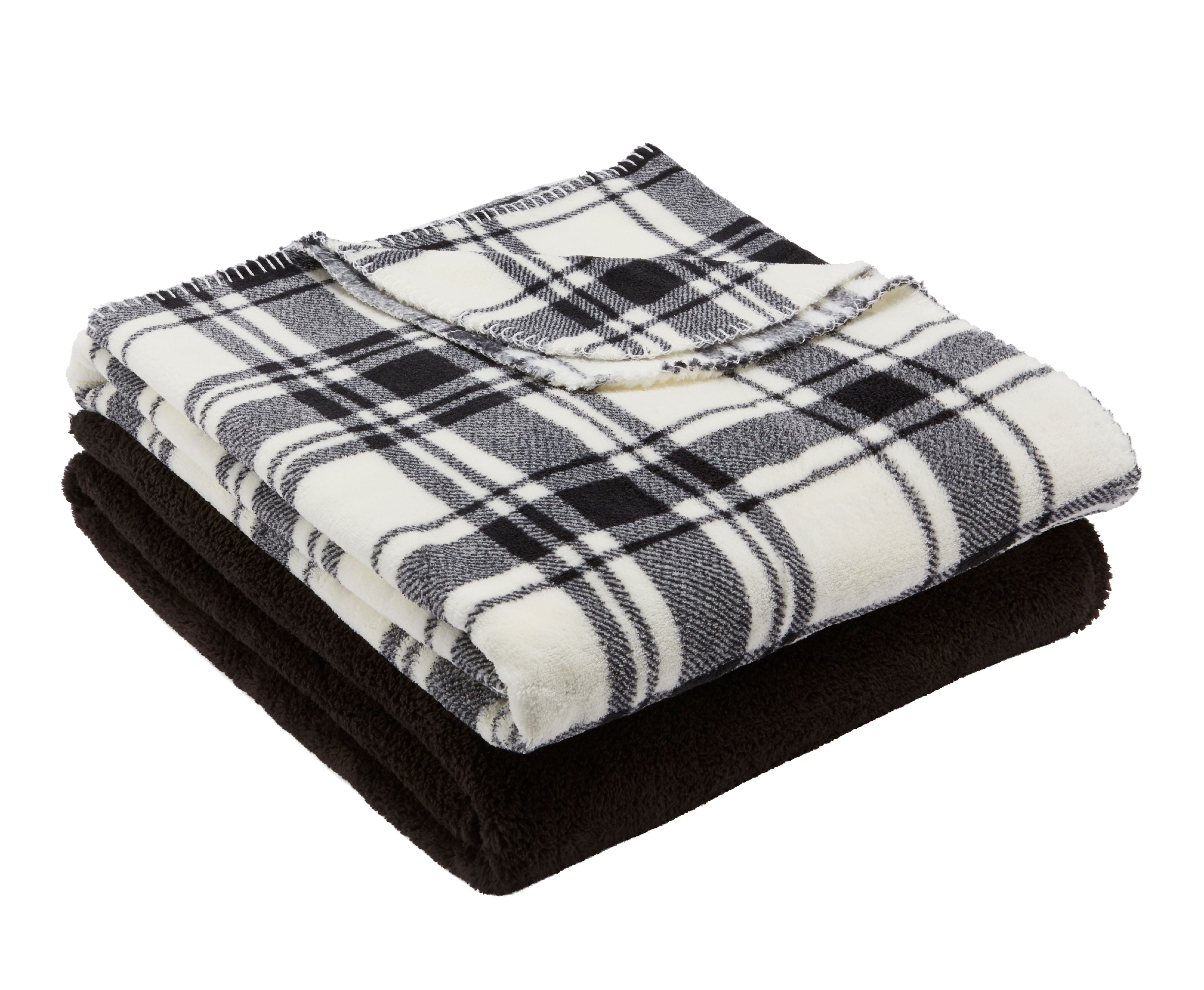 Black and white blanket walmart hotsell