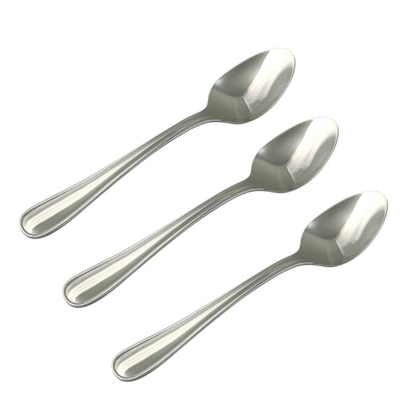 Mainstays Fleetline 3 Piece Stainless Steel Tableware Teaspoon Set