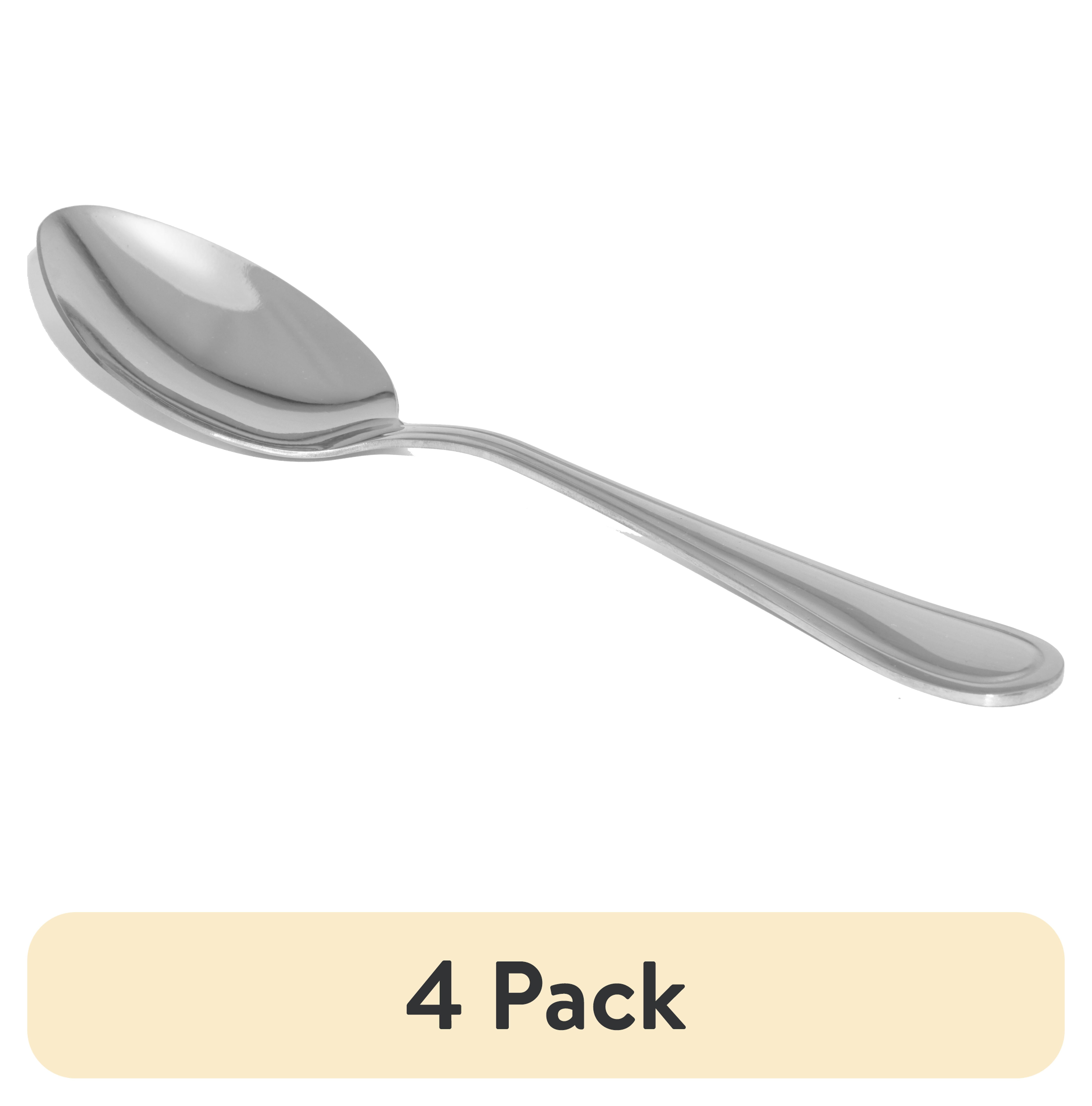 (4 pack) Mainstays Fleetline Serving Spoon
