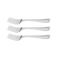 thumbnail image 1 of Mainstays Fleetline Stainless Steel Dinner Fork 3 Piece Set Silver, 1 of 10