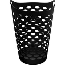 Mainstays Flex Carrying Handles Laundry Hamper, Black