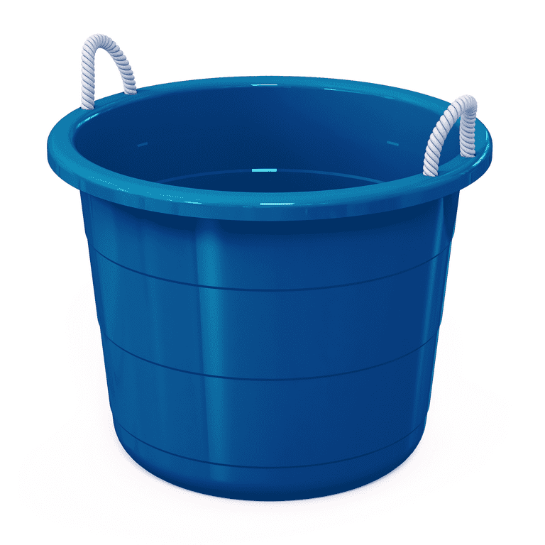 Mainstays Flexible Tub with Rope Handles - Plastic Durable